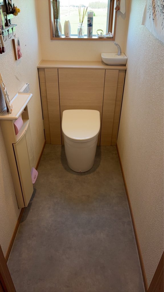 心地よい、モダンなトイレへ！！